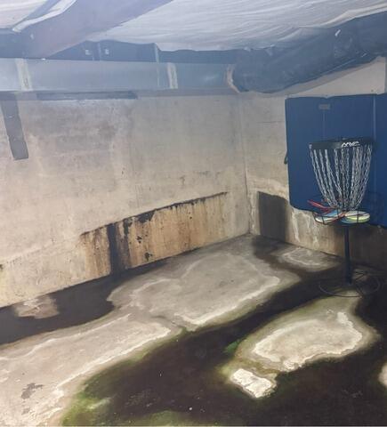 Waterproofing the Basement in Pleasant Hill, OR - Before Photo