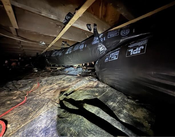Nasty Crawl Space Transformation - Bellingham, WA - Before Photo