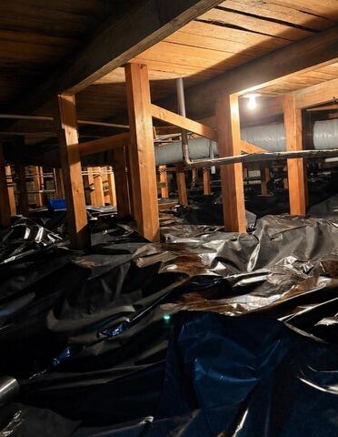 A Blanket of Crawl Space Mold - Lake Oswego, OR - After Photo