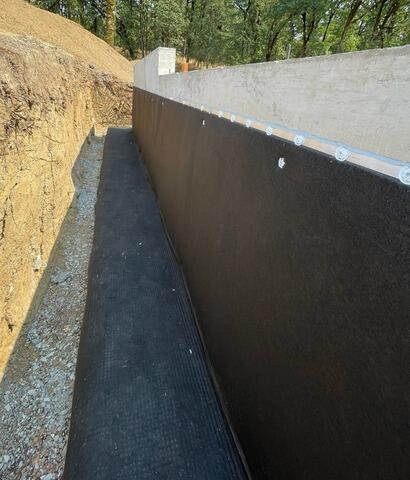 Professional Waterproofing of Below-Grade Foundation Wall - Carlton, OR - After Photo