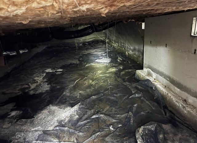 From Sopping Wet to Professionally Waterproofed - Bellingham, WA - Before Photo