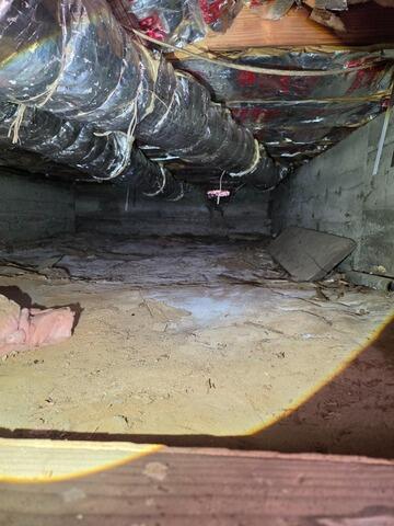 Encapsulating a Crawl Space in Vancouver, WA - Before Photo