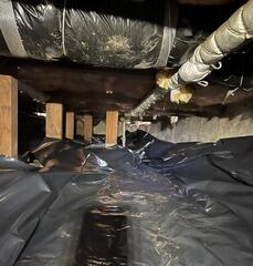 Upgrading the Crawl Space Vapor Barrier - Salem, OR
