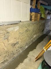 Installing WaterGuard Along Leaky Basement Wall - Anacortes, WA