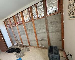 Waterproofing Leaky Basement Wall - Coupeville, WA