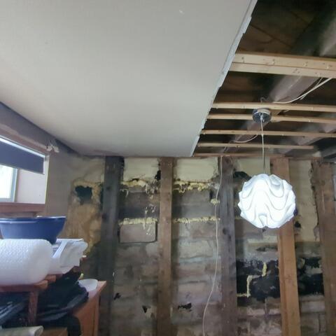 Foundation saved in Montmagny, Quebec! - Before Photo