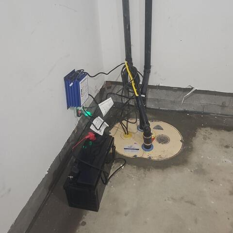 Basement protected from water infiltration in Saint-Évariste-de-Forsyth, Quebec! - After Photo