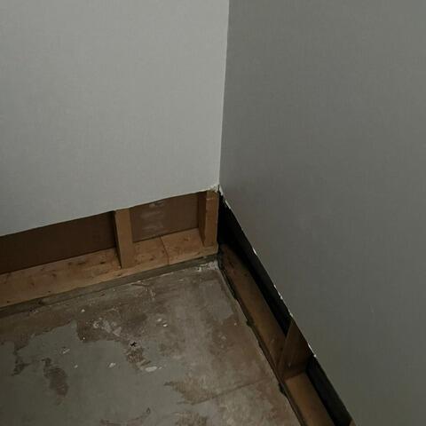 Basement protected from water infiltration in Saint-Évariste-de-Forsyth, Quebec! - Before Photo