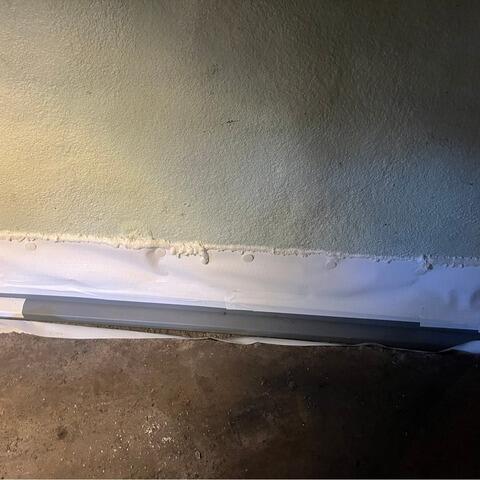 A permanent solution to basement leaks and moisture in Lac-Saint-Joseph, Quebec - After Photo
