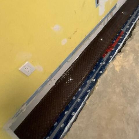 Permanent basement waterproofing in Saint-Hilaire-de-Dorset, Quebec - After Photo
