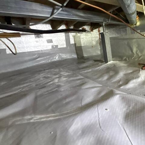 Complete crawl space repair in Deschaillons-sur-Saint-Laurent, Quebec - After Photo
