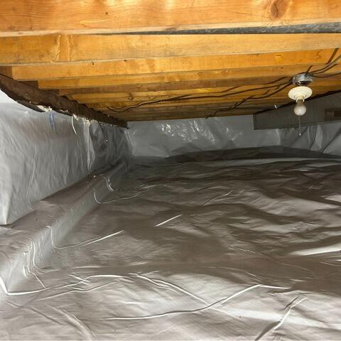 Crawl Space Transformation: Moisture Eliminated in Lac-Saguay, Quebec - After Photo