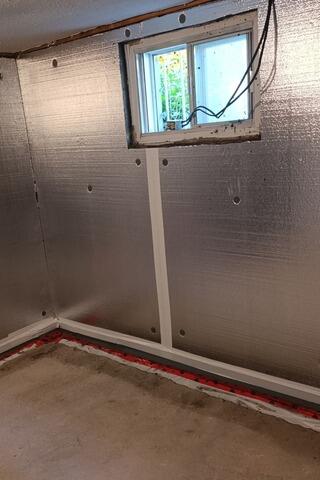 Protected and comfortable basement with SilverGlo and WaterGuard in  St-Raymond, Quebec - After Photo