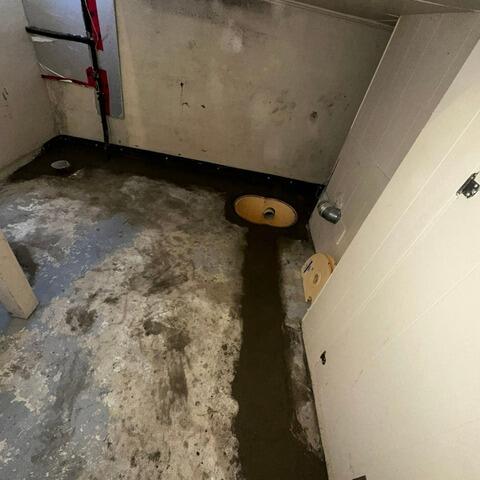 Solving Persistent Moisture Issues in a Bromont Basement, Quebec - Before Photo