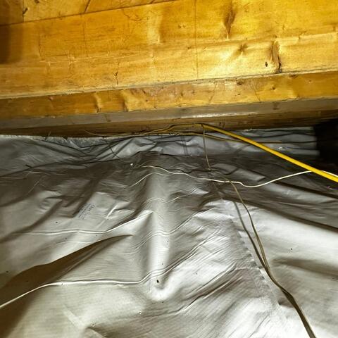 Repairing a crawl space in Waterville, Quebec - After Photo
