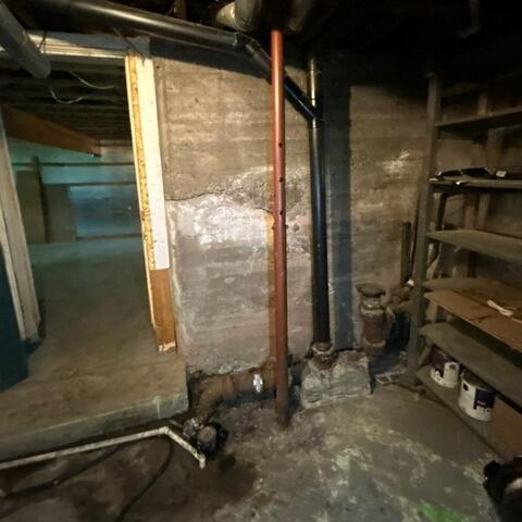 Reinforced House and Solid Foundations in Saint-Hugues, QC - Before Photo