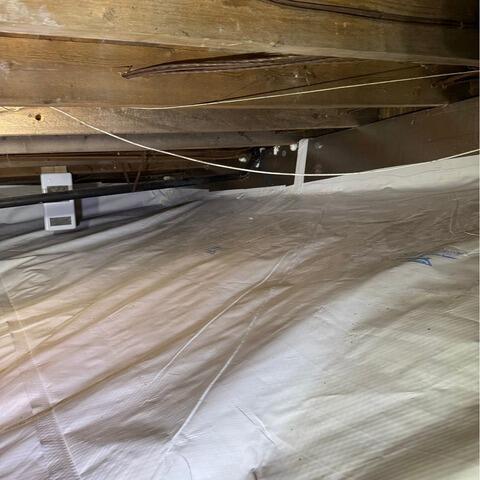 Repairing a damp and uncomfortable crawl space in Kingsey Falls, QC - After Photo