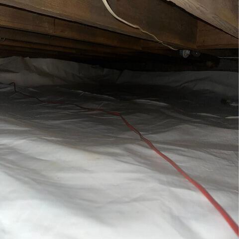 Crawl space repair in Herouxville, QC - After Photo