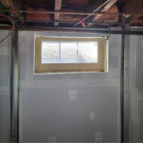 Complete transformation of a foundation wall in Sainte-Henedine, QC - After Photo