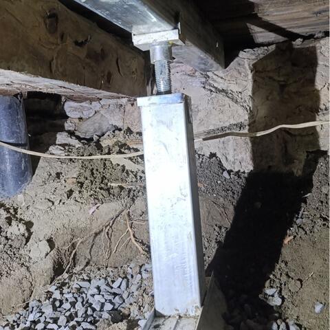 Crawl space stabilized in Saint-Didace, QC - After Photo
