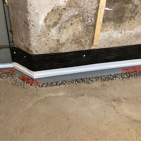 Waterproofing solution keeps basement dry and protected in Sainte-Aurelie - After Photo