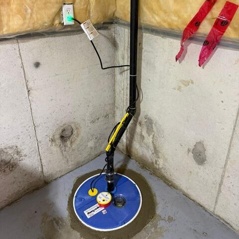 A reliable solution for a dry and protected basement in Saint-Zacharie, Quebec - After Photo