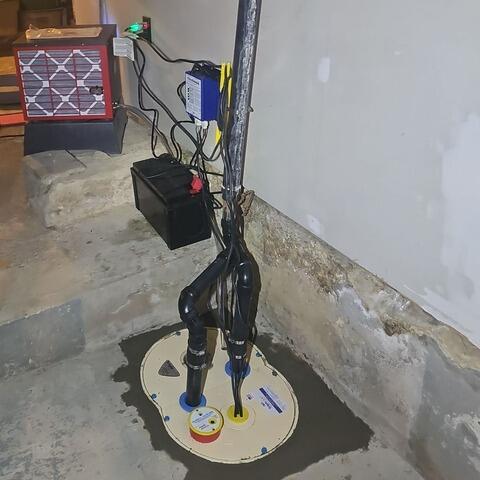 Extensive protection against moisture and water infiltration in Lawrenceville, Quebec - After Photo