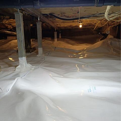 Moisture Control and Structural Reinforcement in Havelock, Quebec - After Photo