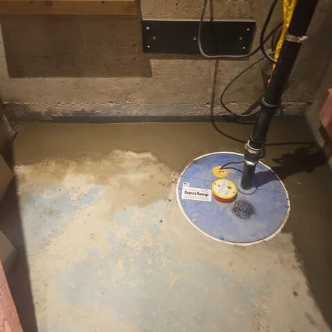Basement protected against water infiltration in Saint-Martin, QC, with a complete drainage solution - After Photo