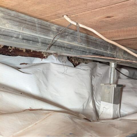A clean, dry, and reinforced crawl space in Saint-Odilon, Quebec - After Photo