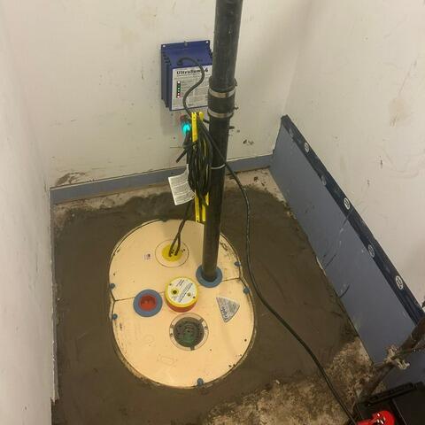 Replacement of a Sump Pump in Saint-Romain, Quebec - After Photo