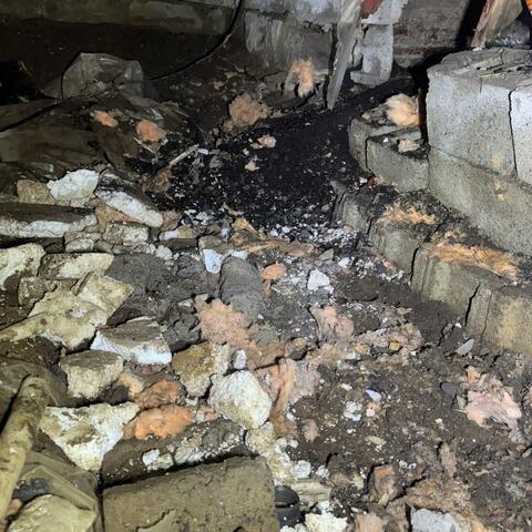 A Renovated Crawl Space: Moisture Control, Insulation, and Stability in Sainte-Emelie-De-L'energie, QC - Before Photo