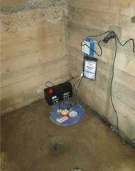 Changing of a sump pump in Roxboro, Qc