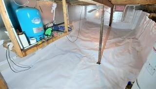 Crawl Space encapsulation in BROWNSBURG-CHATHAM,Qc