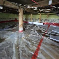 Encapsulating a crawl space to avoid further structural problems!