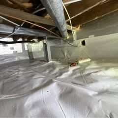 Encapsulation d'un vide sanitaire à Saint-Norbert, Québec