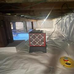 A Crawl Space Transformation in Harrington, Quebec