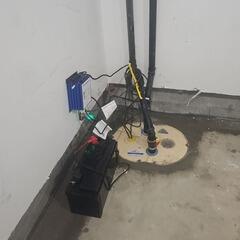 Basement protected from water infiltration in Saint-Évariste-de-Forsyth, Quebec!