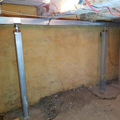 Stabilisation structurelle d'une maison à Chartierville, Québec