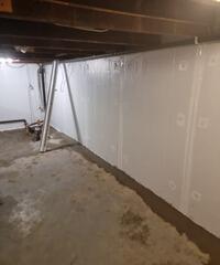 Un sous-sol à l'épreuve de l'eau à Saint-Bernard, Québec