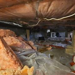 Long-lasting moisture protection for a crawl space in Sainte-Angèle-de-Monnoir, QC