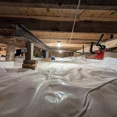 Long-lasting moisture protection for a crawl space in Sainte-Angèle-de-Monnoir, QC