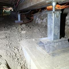 Dried crawl space and stabilized structure in Saint-Ambroise-De-Kildare, Quebec
