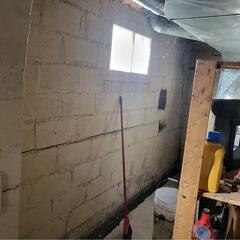 Transformation complète d'un mur de fondation à Sainte-Henedine, Qc