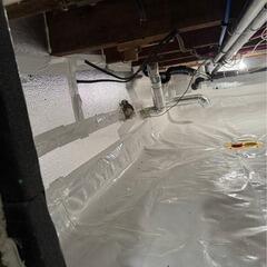 Réparation d'un vide sanitaire humide à Saint-Majorique, QC