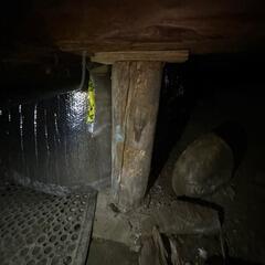 Soutien pour vide sanitaire installés à Saint-Didace, QC