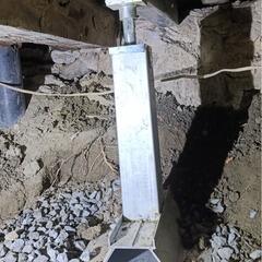 Soutien pour vide sanitaire installés à Saint-Didace, QC