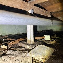 Complete encapsulation to remove moisture from the crawl space in Gatineau, QC