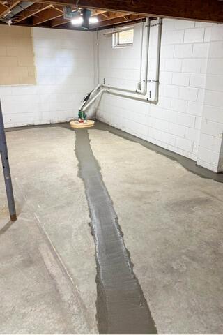Dry Basement in Milan, IL - After Photo