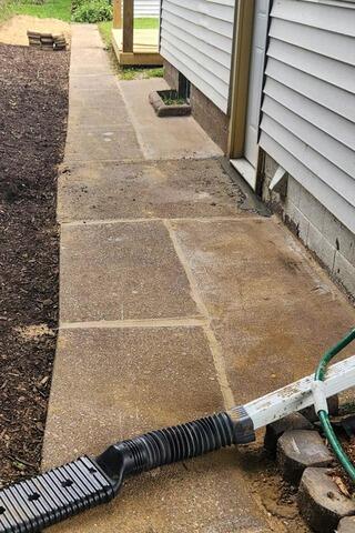 Walkway Repaired in Davenport, IA - After Photo
